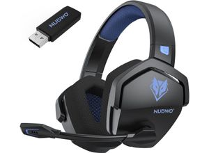 NUBWO Gaming-Headset (Rauschunterdrückung über Ohr-Gaming-Kopfhörer mit Mikrofon