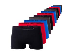 Vincent Creation® Boxershorts 12er Pack, Microfaser - Seamless