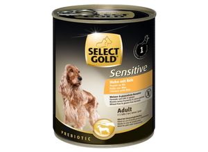 SELECT GOLD Sensitive Adult Huhn mit Reis 12x800 g