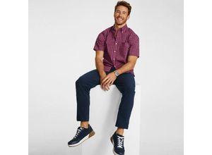 Performance Chino im Classic Fit, Herren,  Blau, Polyester, by Lands' End