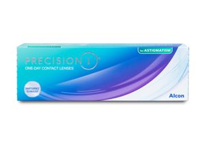 Alcon Precision 1 for Astigmatism (30er Packung) Tageslinsen (-0.25 dpt, Zyl. -1,75, Achse 60 ° & BC 8.5) mit UV-Schutz