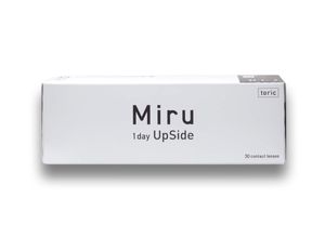 Menicon Miru 1day UpSide Toric (30er Packung) Tageslinsen (-4.5 dpt, Zyl. -0,75, Achse 170 ° & BC 8.4) mit UV-Schutz