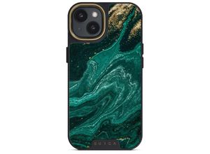 Burga Elite Gold Backcover für das iPhone 15 - Emerald Pool