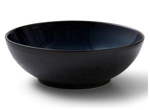 Bitz Salatschüssel matt black / shiny dark blue 30 cm