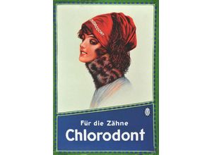 Kunstdruck Chlorodont Dame Dresden Zahnpasta Mundhygiene Dame Kunstdruck Reklame