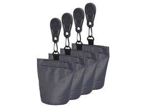 Aerocovers Gartenmöbel-Schutzhülle Sandsäcke für Schutzhülle 4x Sandsack + 4x Clip, Sandsäcke für Schutzhülle, 4x Sandsack + 4x Clip, schwarz