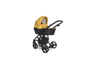 Lorelli Kinderwagen Rimini Premium Sportsitz Tragewanne Moskitonetz verstellbar gelb