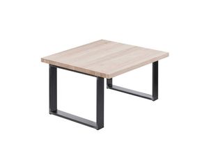LAMO Manufaktur Esstisch Modern Küchentisch Tischplatte Massivholz inkl. Metallgestell (1 Tisch)