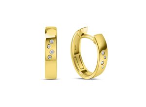 Orolino Ohrringe Gold 585mit Brillanten zus. 0,04ct.