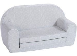 Knorrtoys® Sofa Geo Cube Grey, für Kinder; Made in Europe, grau