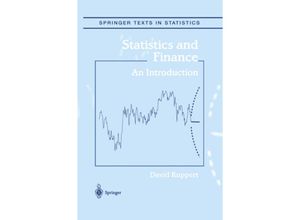 Statistics and Finance - David Ruppert, Gebunden