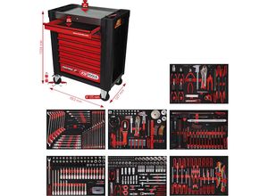 Werkstattwagen PERFORMANCE PLUS mit Werkzeug KS Tools