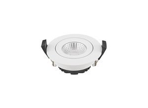 Sigor LED recessed ceiling spot Diled, Ø 8.5 cm, 6 W, 3,000 K, white