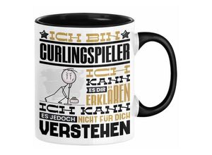 Trendation Tasse Curlingspieler Geschenk Kaffee-Tasse Geschenkidee für Curlingspieler I