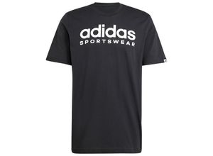 adidas - Sportswear Tee - T-Shirt Gr L schwarz/grau