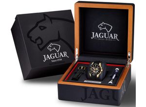 Jaguar Schweizer Uhr Special Edition, J691/2, (Set, 3-tlg., mit zusätzlichem Wechselband und Werkzeug), ideal auch als Geschenk, schwarz