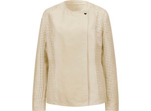 Damen Lederimitat-Jacke in sand ,Größe 44, Witt Weiden, 100% Polyester