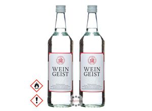 Alm Mand'l: Weingeist / 96 % Vol. / 2 x 1,0 Liter - Flasche