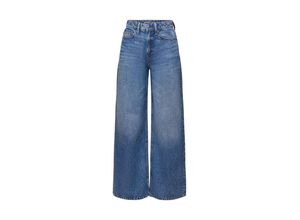 Esprit Regular-fit-Jeans Retro-Jeans mit weiter Bein und hohem Bund