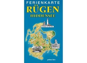 Ferienkarten / Ferienkarte Rügen & Hiddensee, Karte (im Sinne von Landkarte)