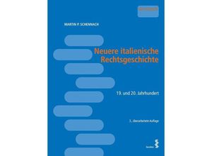 Facultas manual / Neuere italienische Rechtsgeschichte - Martin P. Schennach, Kartoniert (TB)