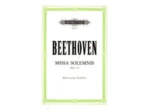 Missa solemnis für 4 Solostimmen, Chor und Orchester D-Dur op. 123, Klavierauszug - Ludwig van Beethoven, Kartoniert (TB)