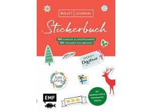 Bullet Journal - Stickerbuch Merry Christmas: 900 weihnachtliche Schmuckelemente, Kartoniert (TB)