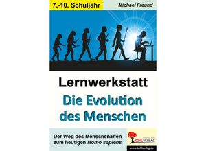 Lernwerkstatt / Lernwerkstatt Die Evolution des Menschen - Michael Freund, Kartoniert (TB)