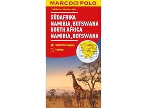 MARCO POLO Kontinentalkarte / MARCO POLO Kontinentalkarte Südafrika, Namibia, Botswana 1:2 Mio., Karte (im Sinne von Landkarte)