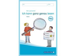Mein Lupenleseheft 2 - Ich kann ganz genau lesen - - sternchenverlag GmbH, Katrin Langhans, Kartoniert (TB)