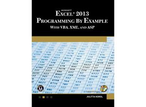 Microsoft Excel 2013 Programming by Example with VBA, XML, and ASP - Julitta Korol, Kartoniert (TB)