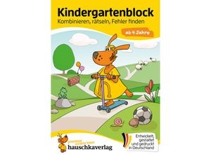 Kindergartenblock ab 4 Jahre - Kombinieren, rätseln, Fehler finden - Ulrike Maier, Kartoniert (TB)