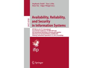 Availability, Reliability, and Security in Information Systems, Kartoniert (TB)