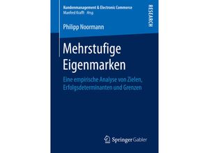 Kundenmanagement & Electronic Commerce / Mehrstufige Eigenmarken - Philipp Noormann, Kartoniert (TB)