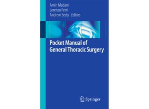 Pocket Manual of General Thoracic Surgery, Kartoniert (TB)