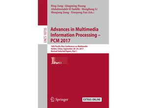 Advances in Multimedia Information Processing - PCM 2017, Kartoniert (TB)