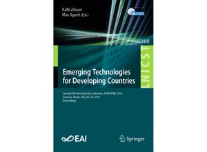 Emerging Technologies for Developing Countries, Kartoniert (TB)
