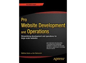 Pro Website Development and Operations - Matthew Sacks, Kartoniert (TB)