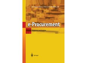 e-Procurement - Alexander-Philip Nekolar, Kartoniert (TB)