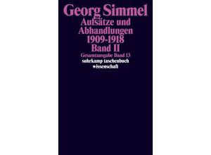 Aufsätze und Abhandlungen 1909-1918.Bd.2 - Georg Simmel, Taschenbuch
