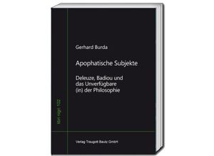 Apophatische Subjekte - Gerhard Burda, Gebunden