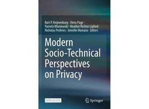 Modern Socio-Technical Perspectives on Privacy, Kartoniert (TB)