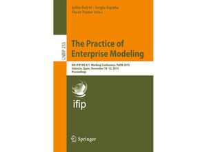 The Practice of Enterprise Modeling, Kartoniert (TB)