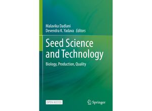 Seed Science and Technology, Kartoniert (TB)