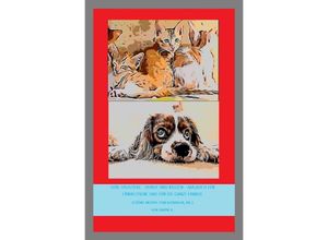 Süße Haustiere - Hunde und Katzen - Malbuch für Erwachsene und für die ganze Familie - Simone H., Kartoniert (TB)