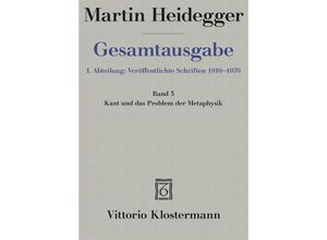 Kant und das Problem der Metaphysik (1929) - Martin Heidegger, Leinen