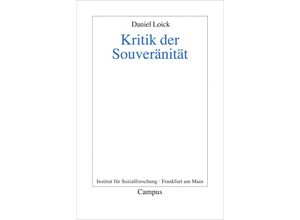 Kritik der Souveränität - Daniel Loick, Kartoniert (TB)
