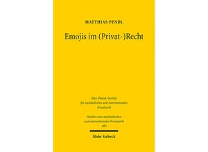 Emojis im (Privat-)Recht - Matthias Pendl, Kartoniert (TB)