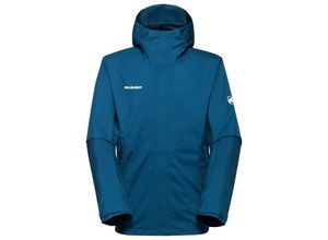 Mammut - Alto Hardshell Hooded Jacket - Regenjacke Gr S blau