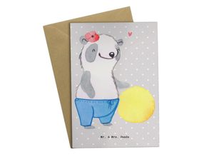 Mr. & Mrs. Panda Grußkarte Orthopädin mit Herz